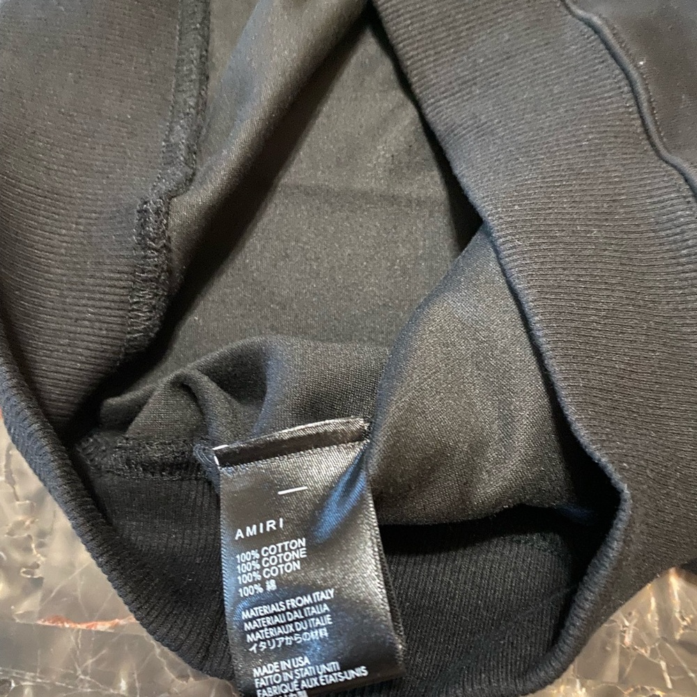Amiri MA Bar logo cotton hoodie - Picture 9 of 9